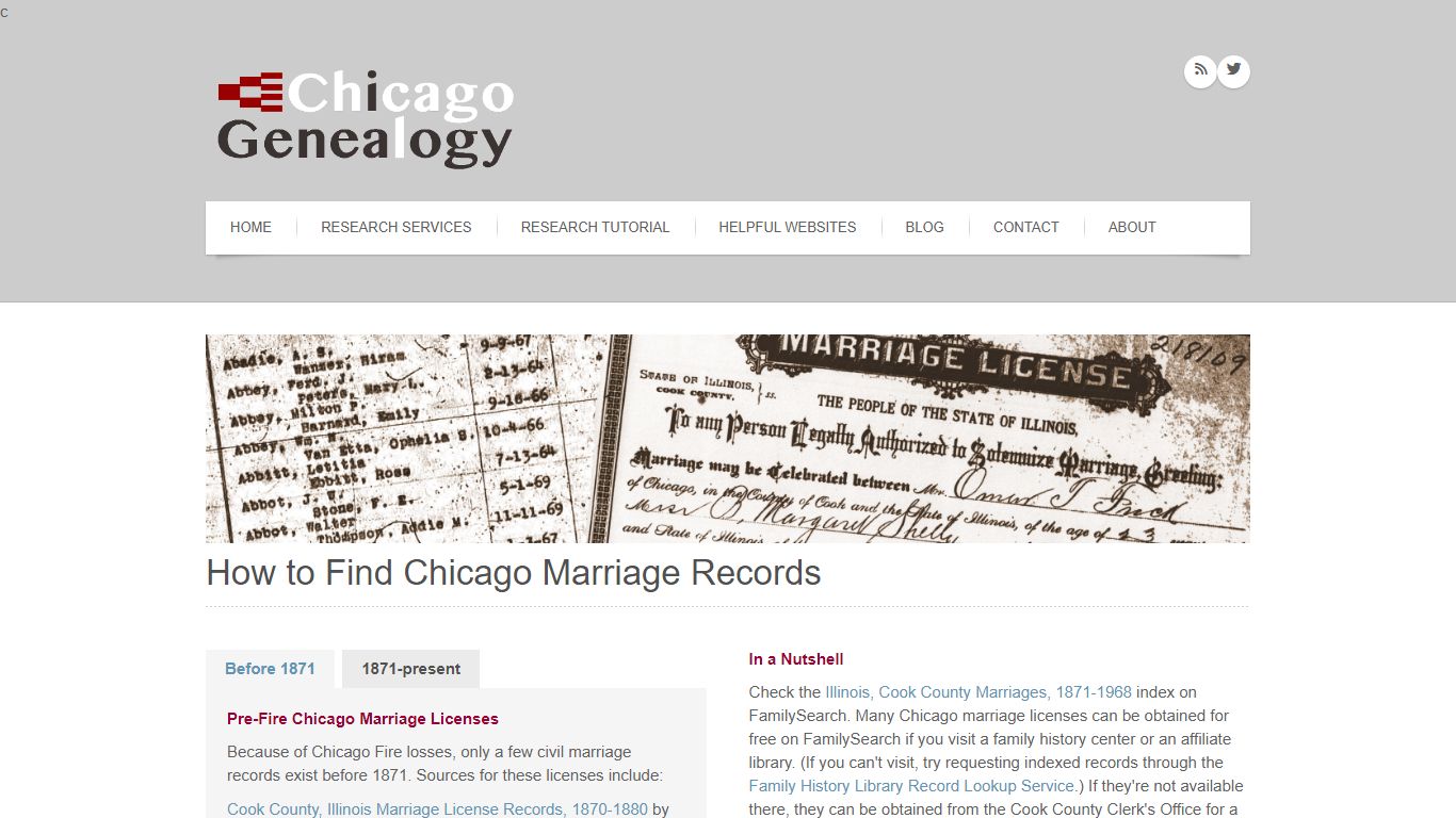 ChicagoGenealogy | How to Find Chicago Marriage Records